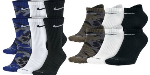 Nike Men’s Dri-Fit Socks 6 Pack Only $9.99 (Regularly $21)