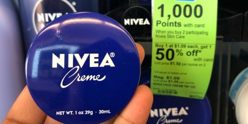 Nivea Creme Tins ONLY 32¢ Each at Walgreens After Rewards (No Coupons Needed)