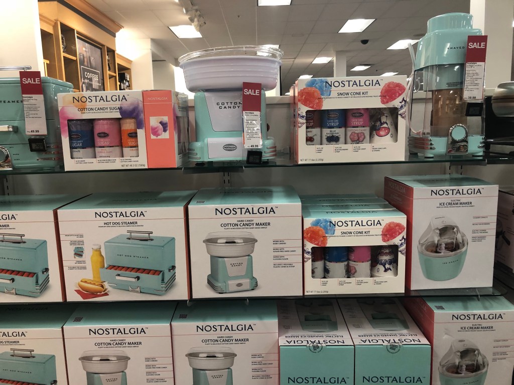 Kohl's Nostalgia Cotton Candy, Ice Cream & Snow Cone Makers Just 16.