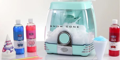 Kohl’s: Nostalgia Snow Cone, Cotton Candy & Ice Cream Makers Only $16.99 Each (Regularly $60)