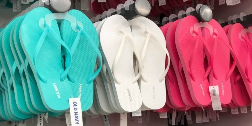 Old Navy Flip Flops for Entire Family Just $1 (Today Only AND In Store Only)