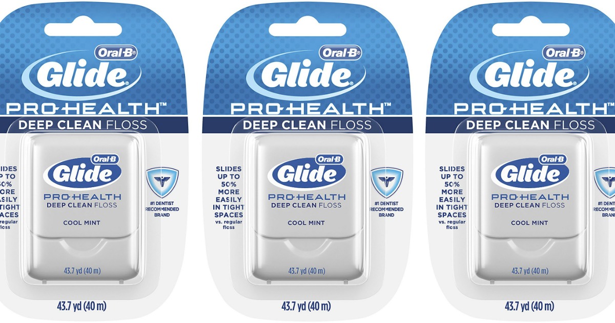 Amazon OralB Glide ProHealth Floss 6Pack Just 10.94 (Only 1.82