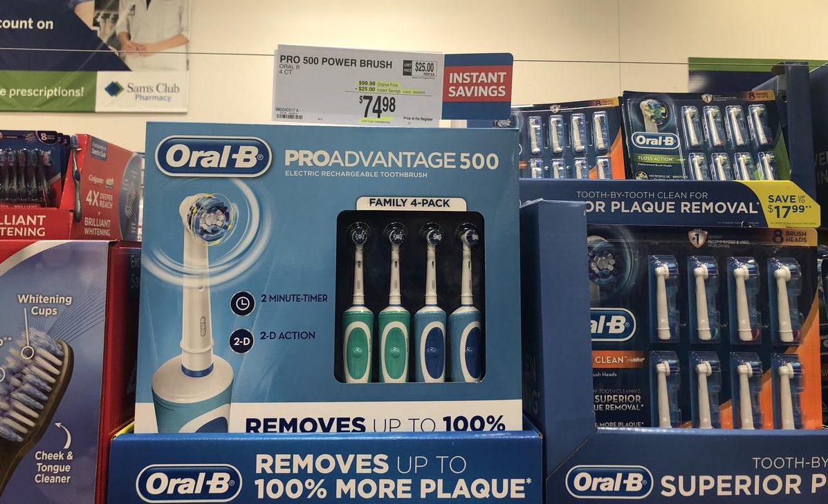 OVER $40 Instant Savings On Select Oral-B & Crest Products At Sam's Club