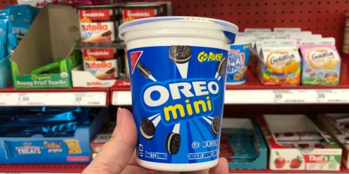 Oreo Mini Go-Paks Only 50¢ After Cash Back at Target