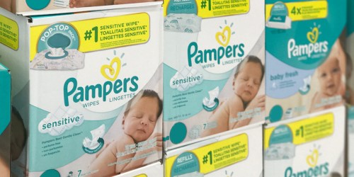 Pampers Sensitive Baby Wipes 800-Count Box Only $14.98