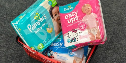 Pampers Diapers or Easy-Ups Jumbo Packs As Low As $3.33 Each After CVS Rewards