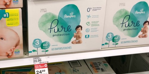 Target: Pampers Pure Protection Super Pack Diapers Only $15.99 Each After Gift Card