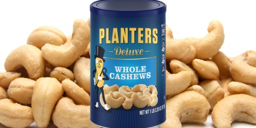 Amazon: BIG Planters Deluxe Whole Cashews Canister Just $7.19 Shipped
