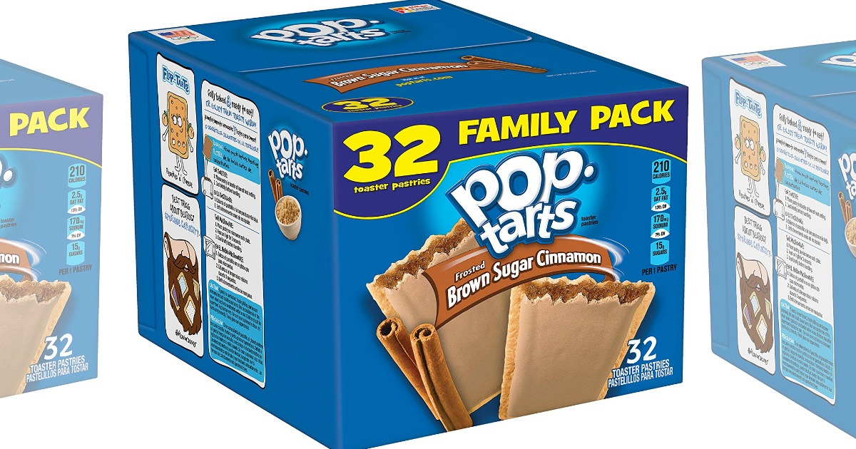 Amazon Kellogg S Pop Tarts Frosted Brown Sugar Cinnamon 32 Count Only 5 41 Shipped