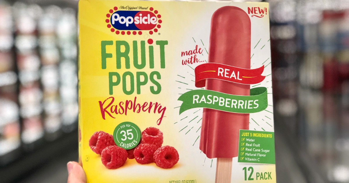 Popsicle Fruit Pops Just 2.50 After Cash Back at Target