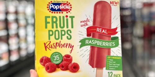 Popsicle Fruit Pops Just $2.50 After Cash Back at Target