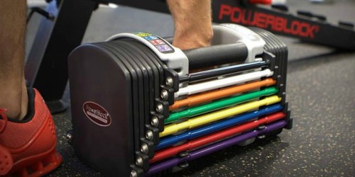 PowerBlock Dumbbell Set Only $199.99 Shipped (Regularly $388) | Perfect for Home Gyms
