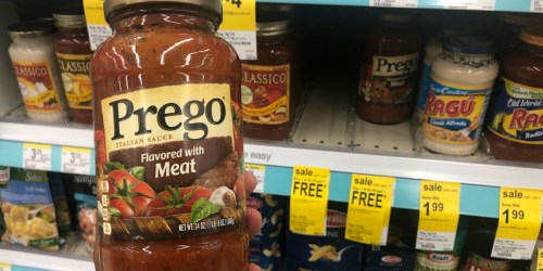 Prego Pasta Sauce Just $1 Per Jar at Walgreens