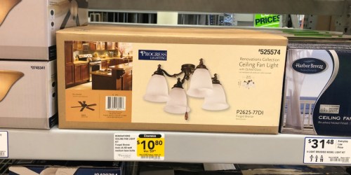 Lowe’s Clearance Finds: Ceiling Fan 4-Light Kit ONLY $10.80 (Regularly $60) & More