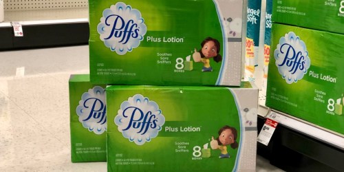 Puff’s Facial Tissues 24-Count Only $15.22 After Target Gift Card (63¢ Per Box) + More