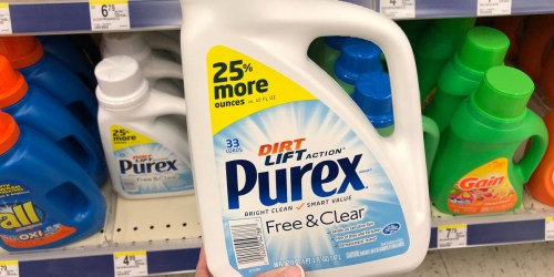 Purex Liquid Laundry Detergent or Power Pacs Only 99¢ at Walgreens (Regularly $7)