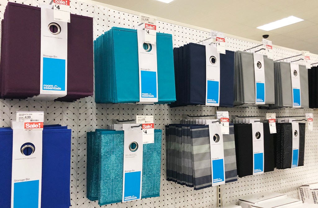 Target: Room Essentials Fabric Storage Cubes Just $4 & More Deals (In