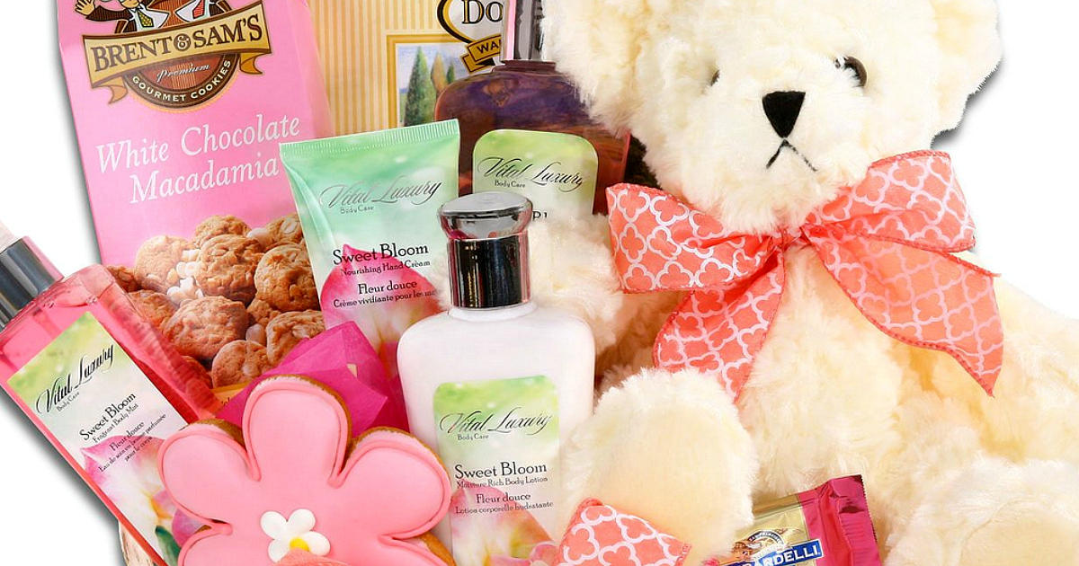 Sweet Blooms Spa Gift Basket