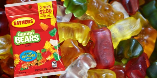 Sathers Gummy Bears 12-Pack Only $5.99 (Just 50¢ Per Bag) – Ships w/ $25 Amazon Order