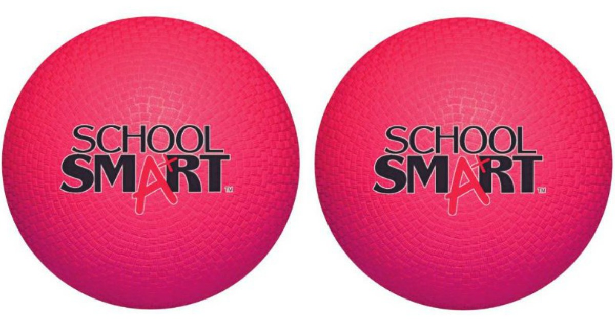 School Smart Playground Rubber Ball Just 2.62