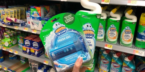 Walmart: Scrubbing Bubbles Fresh Gel & Bubbly Bleach Gel Only 99¢ Each After Cash Back
