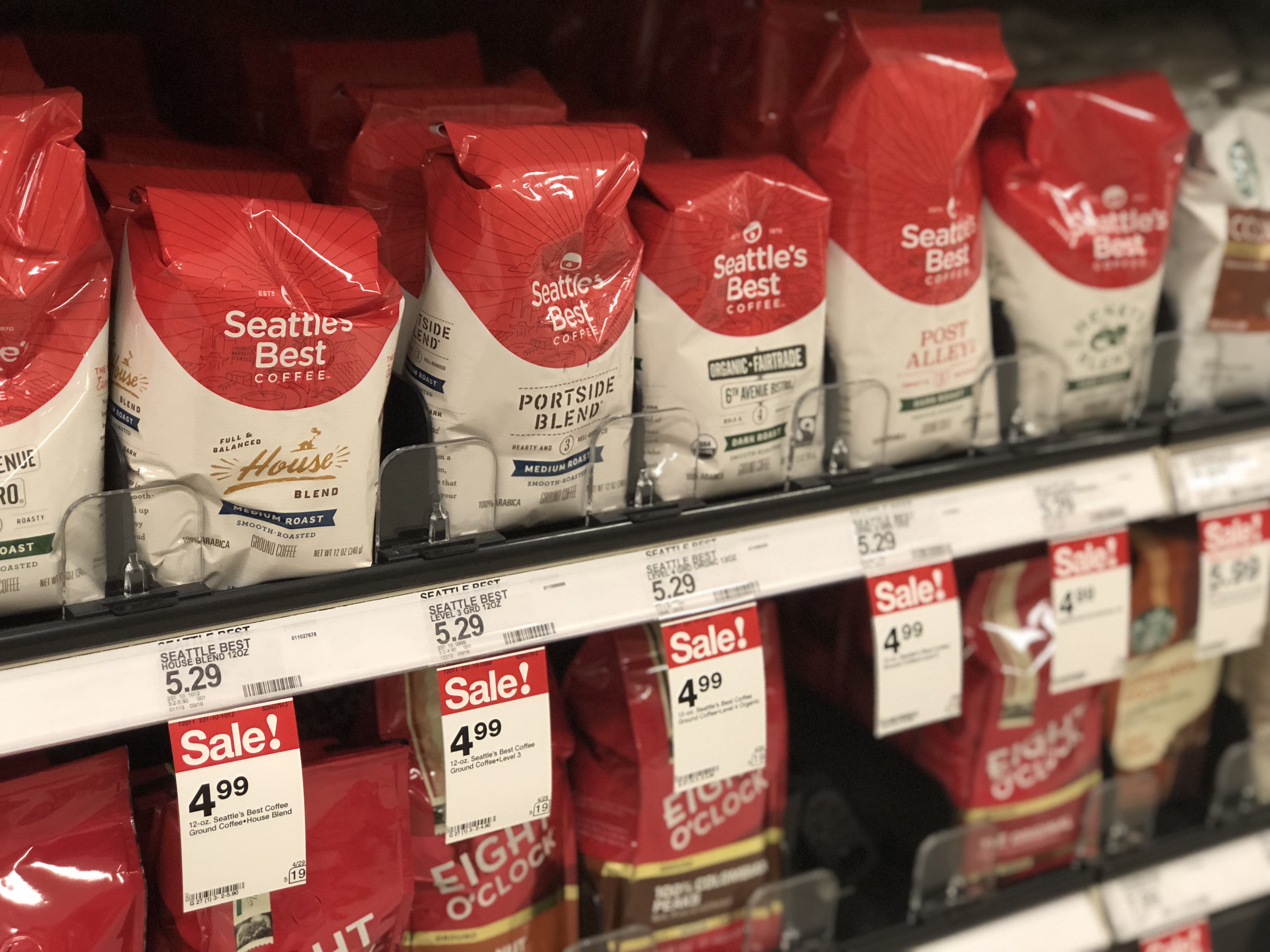 Over 50 Off Coffee at Target Starting 5/6 (Eight O'Clock, Seattle's