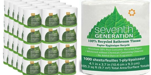 60 Seventh Generation Bath Tissue Rolls Only $22.90 on Amazon