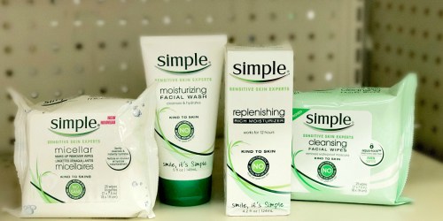 High Value $5 Off 3 Digital Coupon on Simple Sensitive Skin Care at Walgreens
