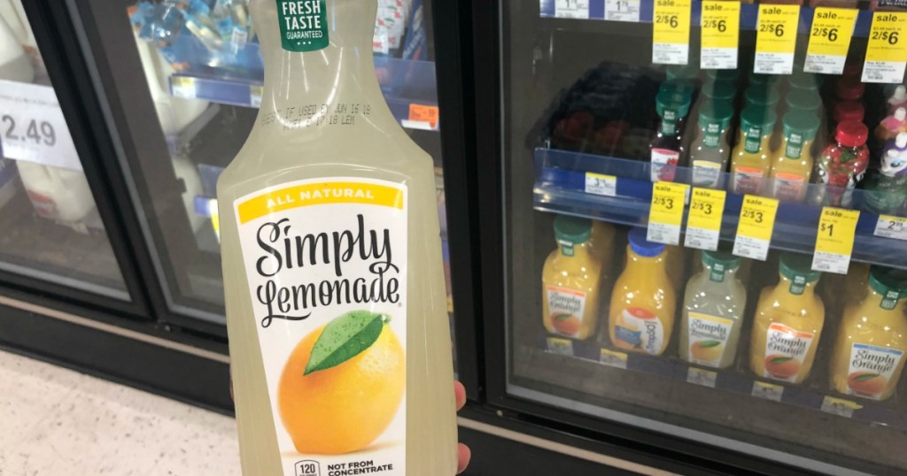 lemonade in front of cooler 