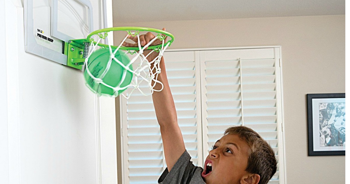 Amazon Sklz Pro Glow In The Dark Mini Basketball Hoop Only 16 89