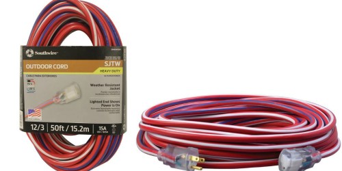 Home Depot: Southwire 50 ft. Heavy-Duty Outdoor Extension Cord Just $22.97 Shipped