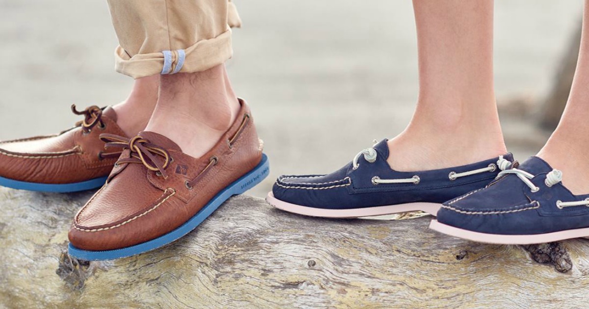 mens blue sperry boat shoes
