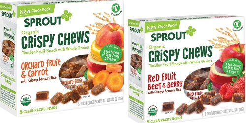 Amazon Prime: Sprout Organic Crispy Chews Only $2 Shipped AND Get $2 Credit
