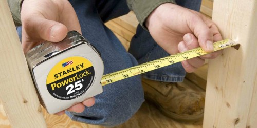 Home Depot: Stanley PowerLock 25-Foot Tape Measure Just $4.88 (Valid In-Store & Today Only)
