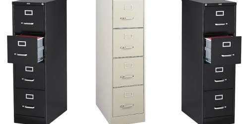 Staples.com: 4-Drawer Vertical Filing Cabinet Only $39.29 (Regularly $130)