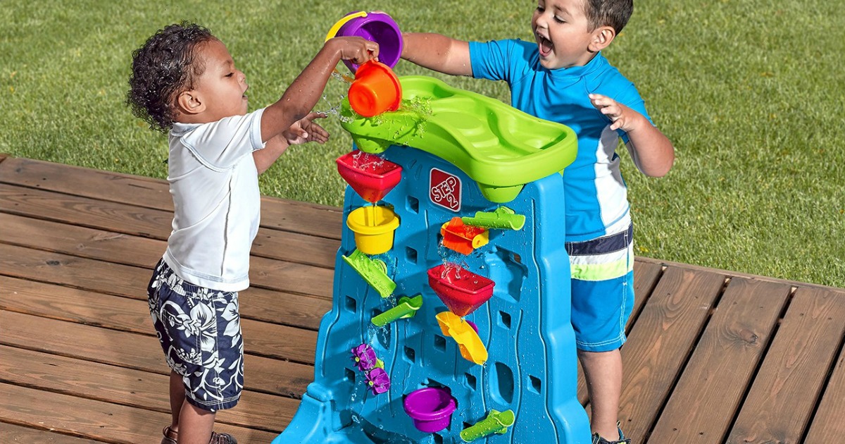step2 waterfall discovery wall playset