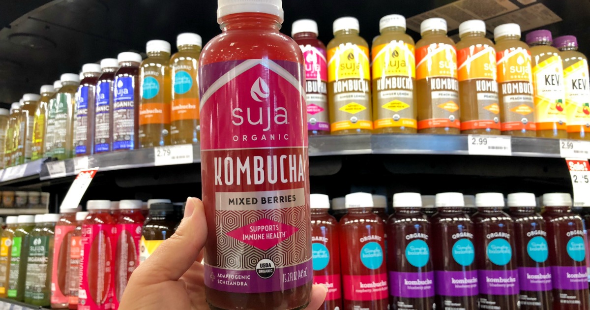 Suja Kombucha Drinks ONLY 79¢ After Cash Back at Target + More • Hip2Save