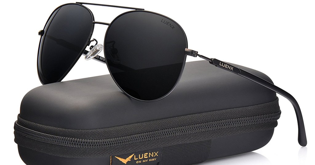 Amazon: LUENX Aviator Sunglasses Only $10.99