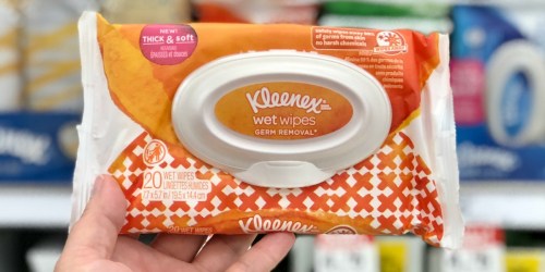 Kleenex Wet Wipes Only $1 at Target or Rite Aid