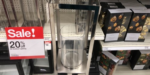 Target.com: Threshold Stainless Steel Outdoor Lantern ONLY $10.50 (Regularly $30)