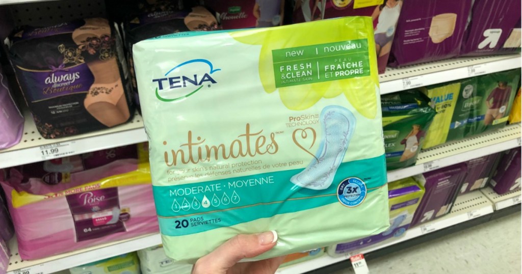 High Value 3/1 TENA Product Coupon = Pads Only 1.99 at Target