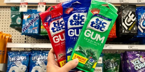 Tic Tac Gum Multipacks Only $1.34 at Target (Just 45¢ Per Pack)