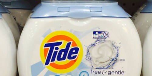 Amazon: Tide PODS Free & Gentle Laundry Detergent 81-Load Tub Just $14 Shipped