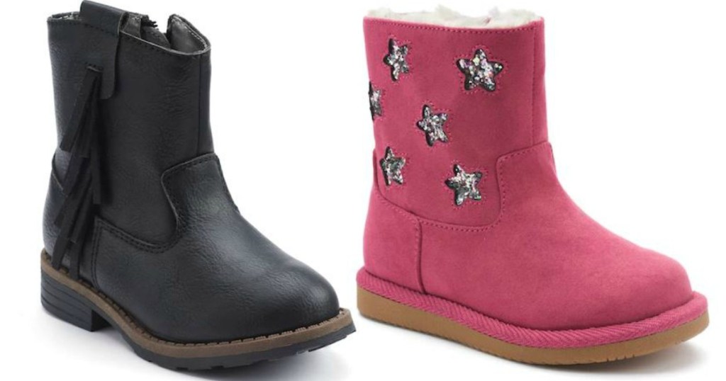 Kohl's Cardholder Deal: Toddler Girls Boots Just $6.29 Shipped ...