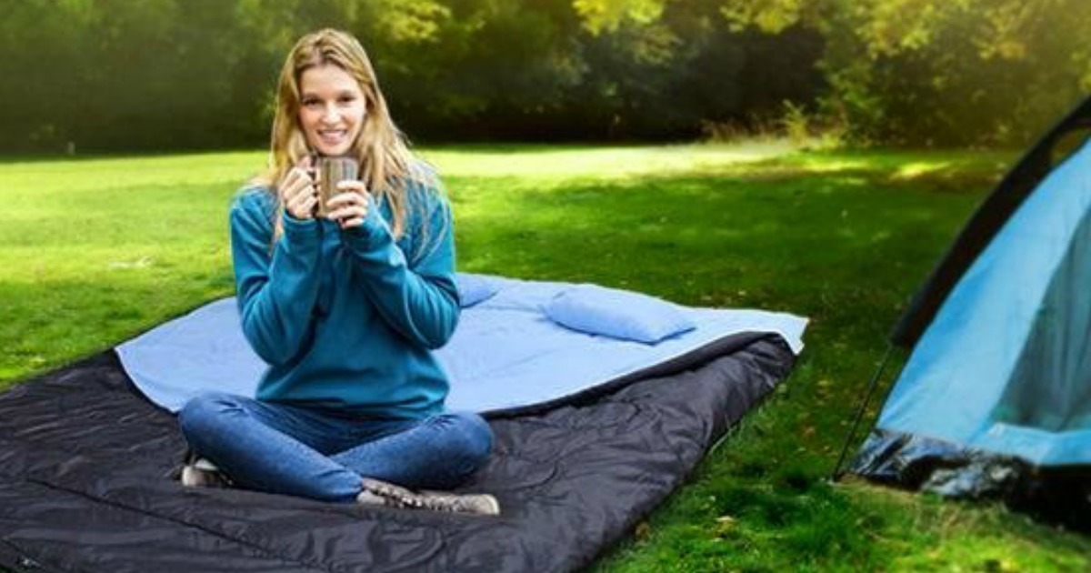 Amazon Double Sleeping Bags w/ Pillows as Low as 34.99 Shipped