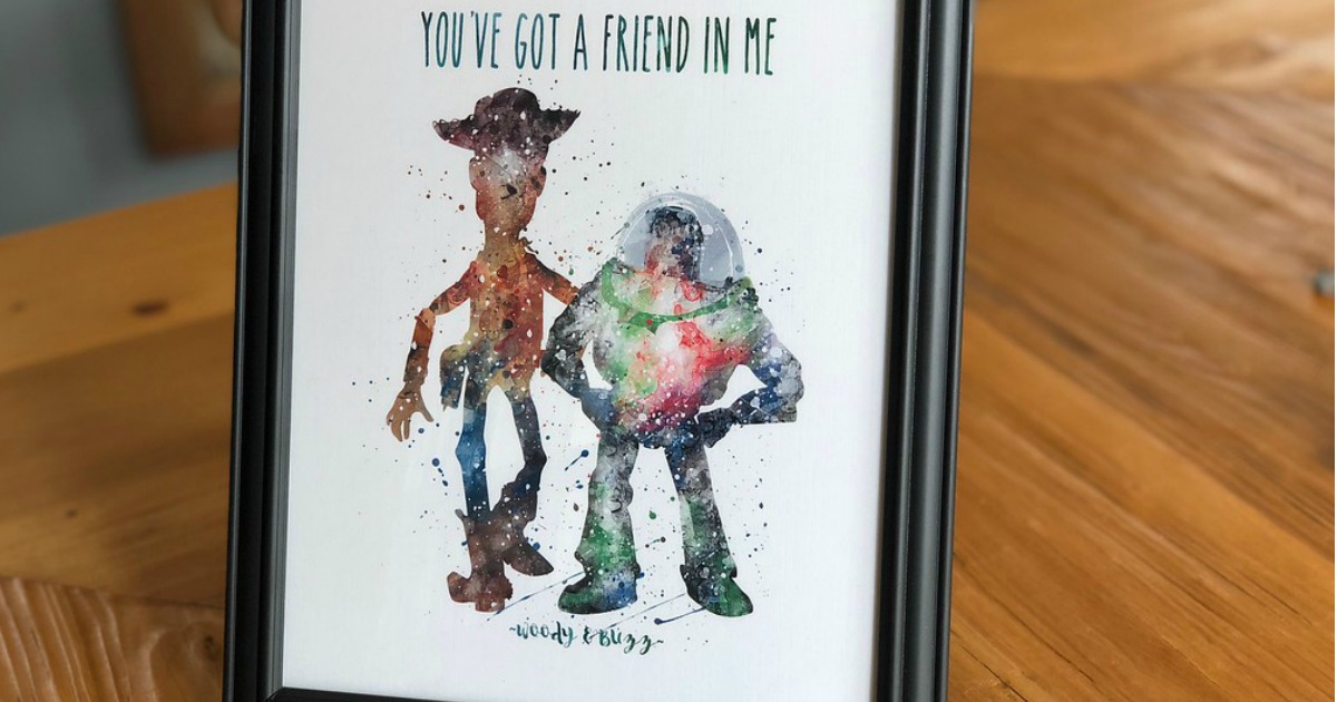 Watercolor Characters & Quotes Artwork Prints Only $3.37 (Disney, Harry ...