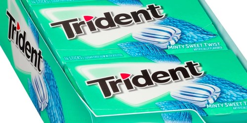 Amazon: Trident Minty Sweet Gum 12-Pack Only $7.73 Shipped (Just 64¢ Per Pack)