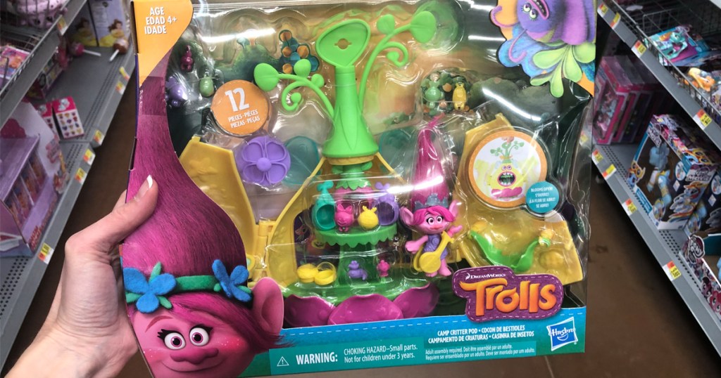 dreamworks trolls world tour blooming pod playset