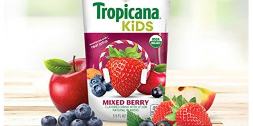 Amazon: Tropicana Kids Organic Juice Pouches 32-Pack Only $11.43 Shipped (Just 29¢ Each) + More