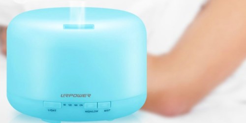 Amazon: URPOWER 500ml Aromatherapy Diffuser Only $17.99 (Awesome Reviews)